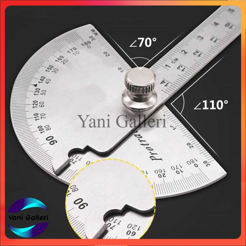 Protractor Penggaris Busur Derajat 14.5cm 180 Degree - PR180