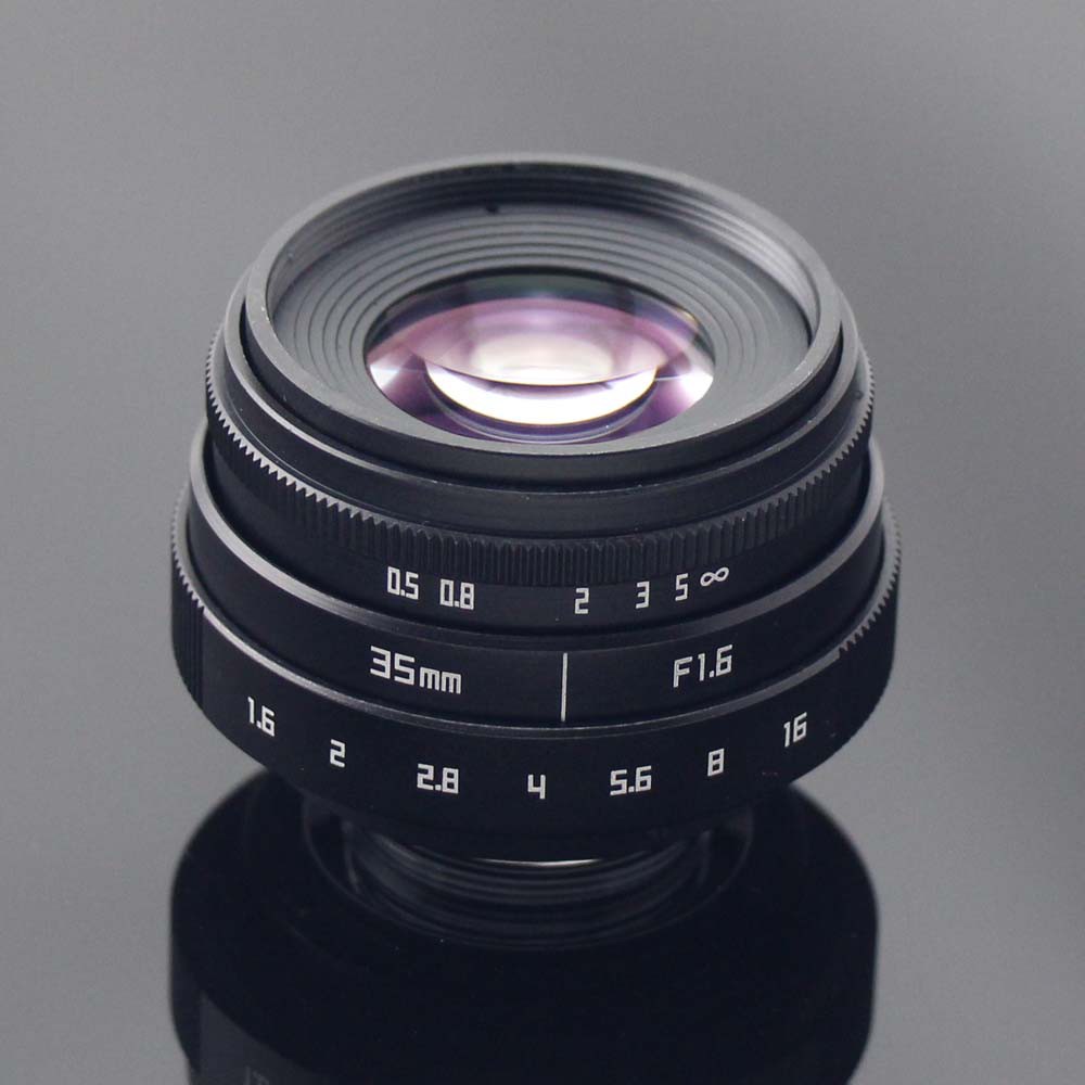 Lensa FIX Mirrorless Fujian 35mm F1.6 Fuji Sony Canon Mount
