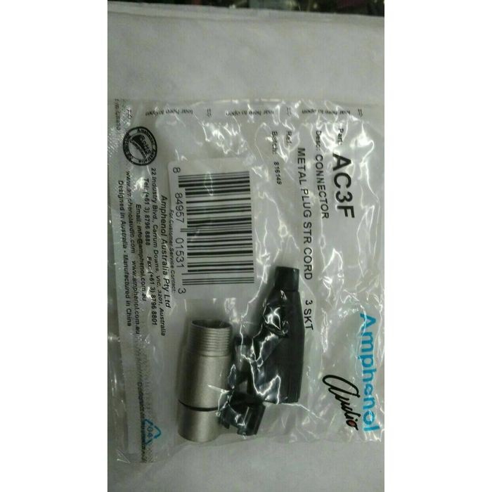 jack canon xlr female amphenol original