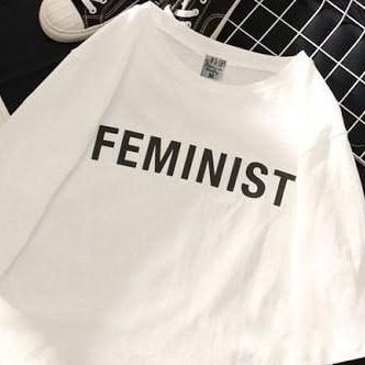 MYSTIQUE.ID-BAJU KAOS FEMINIST T-SHIRT LUCU DAN AESTHETIC