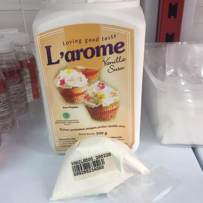

31.87-Kue- L’Arome Vanilla Bubuk 50Gr -Terlengkap-Termurah-Dijamin.