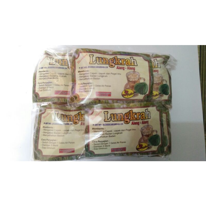 

Wedhang Lungkrah (Alang - Alang) isi 10Bungkus
