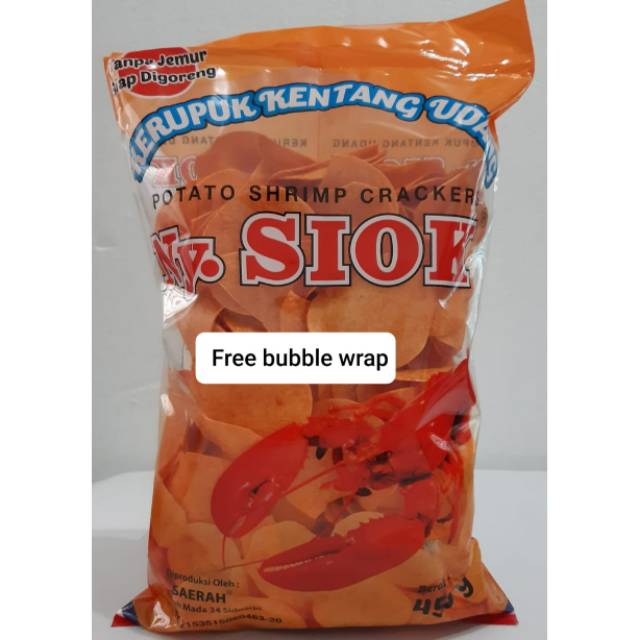 

Kripik kentang udang Ny. Siok 450gr