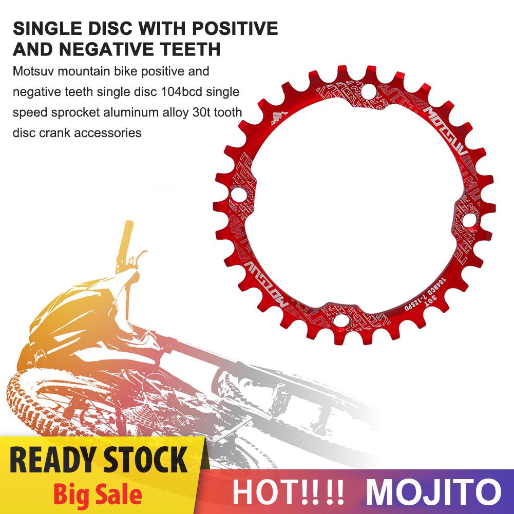 Motsuv 104bcd Chainring Sepeda Mtb 30t Bahan Aluminum