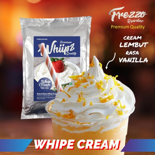 [250gr Cheese Cream/Whip Cream/Macchiato Cream] Topping Minuman Kekinian 250gr