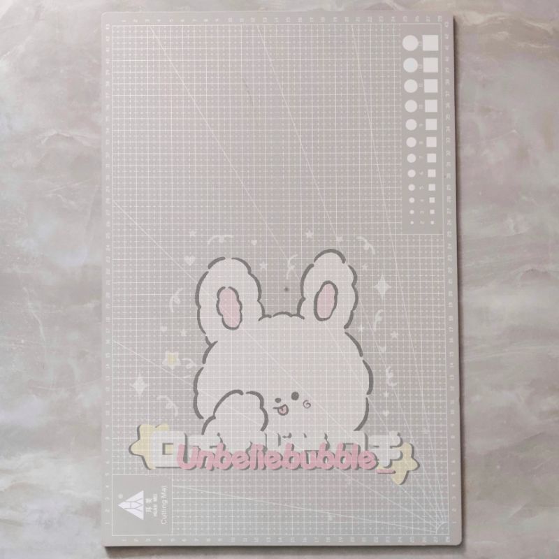 

[READ DESC] PRELOVED CUTTING MAT A3 GREY WARNA ABU-ABU