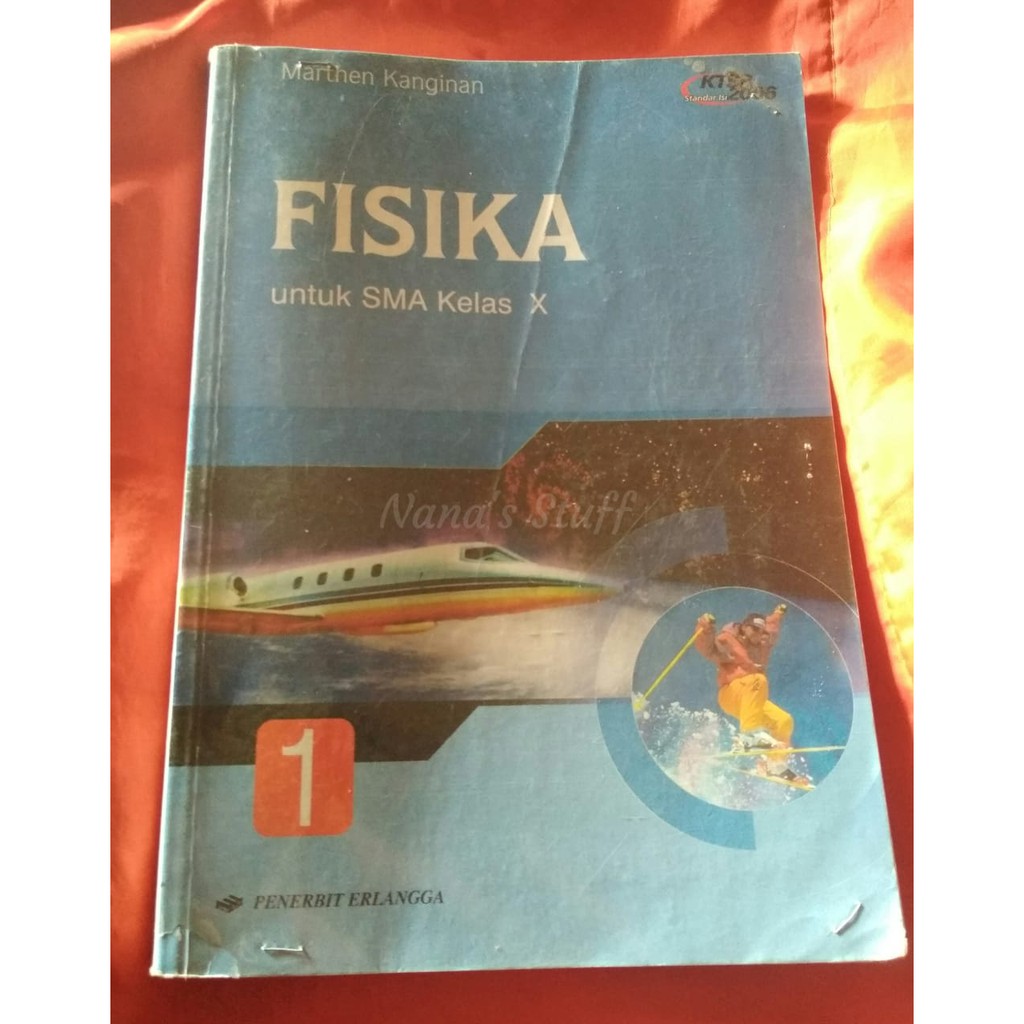 Original Preloved/ Second/ Bekas Buku Pelajaran Fisika untuk SMA Kelas X - Erlangga