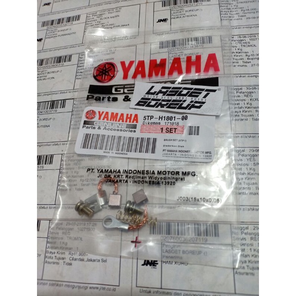 COOL STARTER - BRUSH SET - ARANG DINAMO STATER - YAMAHA MIO J GT SOUL M3 FI - ORI YGP