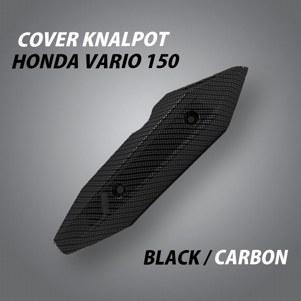 COVER TUTUP KNALPOT VARIO NEW CARBON X TITAN HONDA VARIO 125 VARIO 150 motor