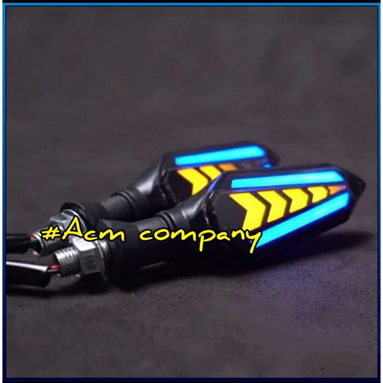 Lampu Sein Sen Variasi Running Supermoto WR CRF KLX DTRACKER BF KTM DLL