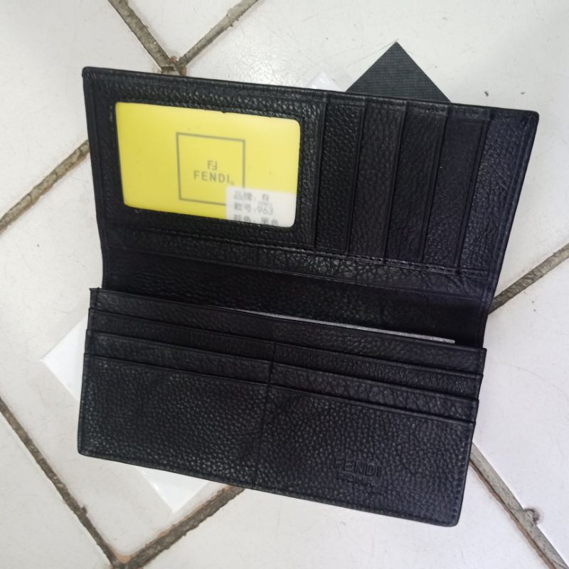 Dompet Panjang Fendi Eye Red Kulit Asli