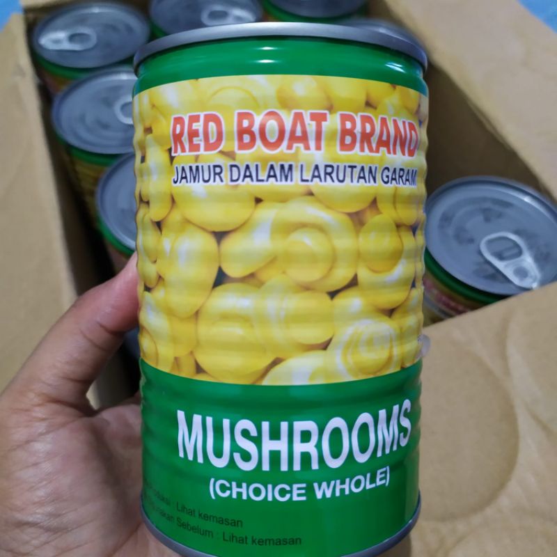 Jual Jamur Kancing Kaleng Mushroom Red Boat Shopee Indonesia