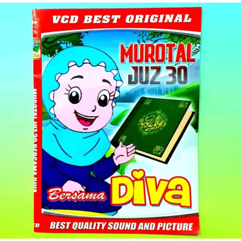 KASET DVD VIDEO BELAJAR NGAJI 30 JUZ -EDUKASI ANAK ANAK MUSLIM DIVA