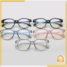 Kacamata anti radiasi  Wanita Pria Frame Sunglasses Lensa Transparan import TOSERBA