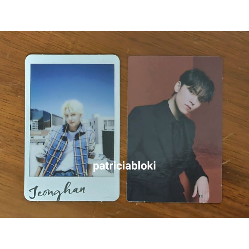 Official Photocard Jeonghan Seventeen Pc AL1 Alone Ver Album Svt Teen Age TA TeenAge White Orange Gr