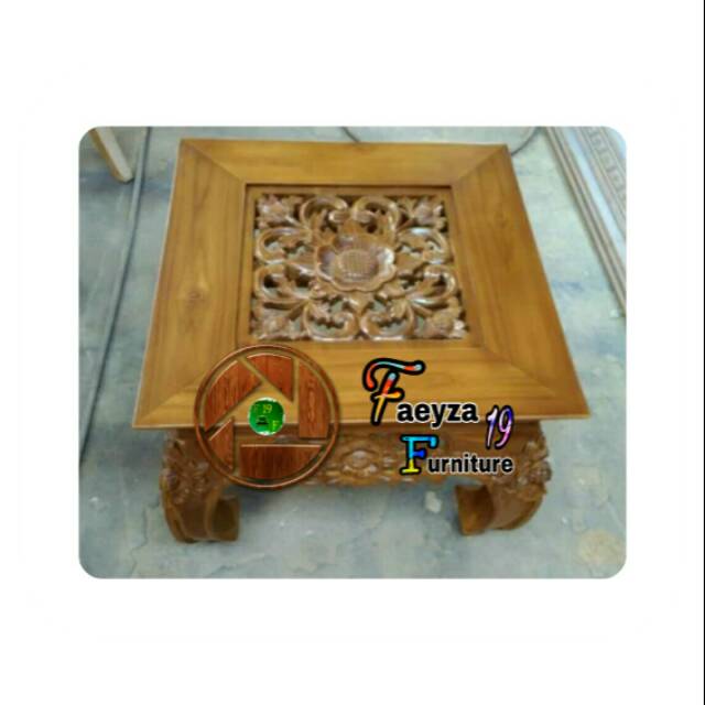 Meja Kopi Kecil Minimalis Model Ketapang Asli Jepara