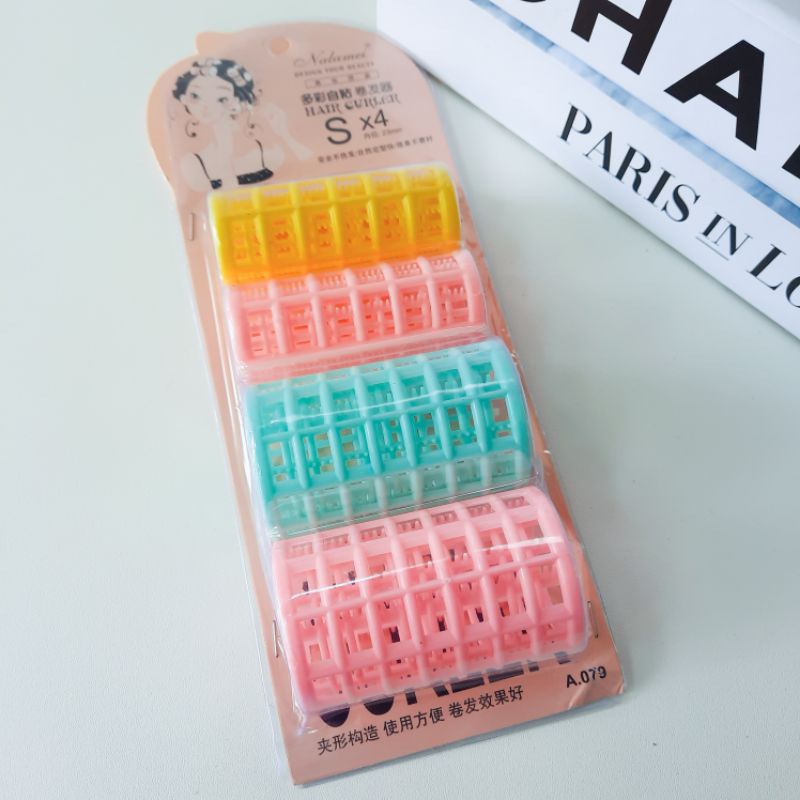 Roll Rambut Premium Set 4 Pcs Korean Style Import Best Seller