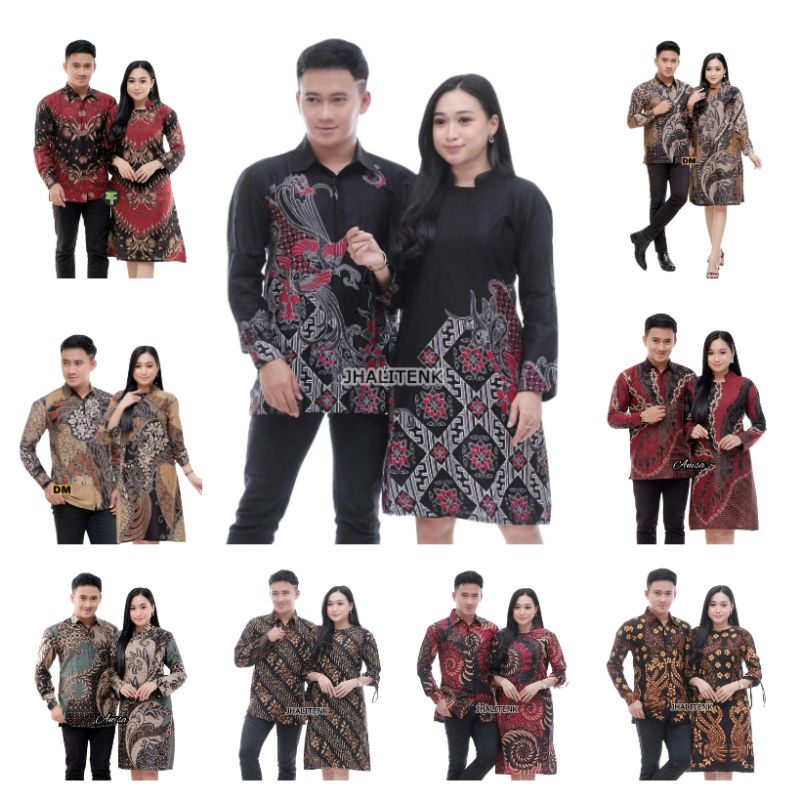 batik couple tunangan - baju couple keluarga batik terbaru