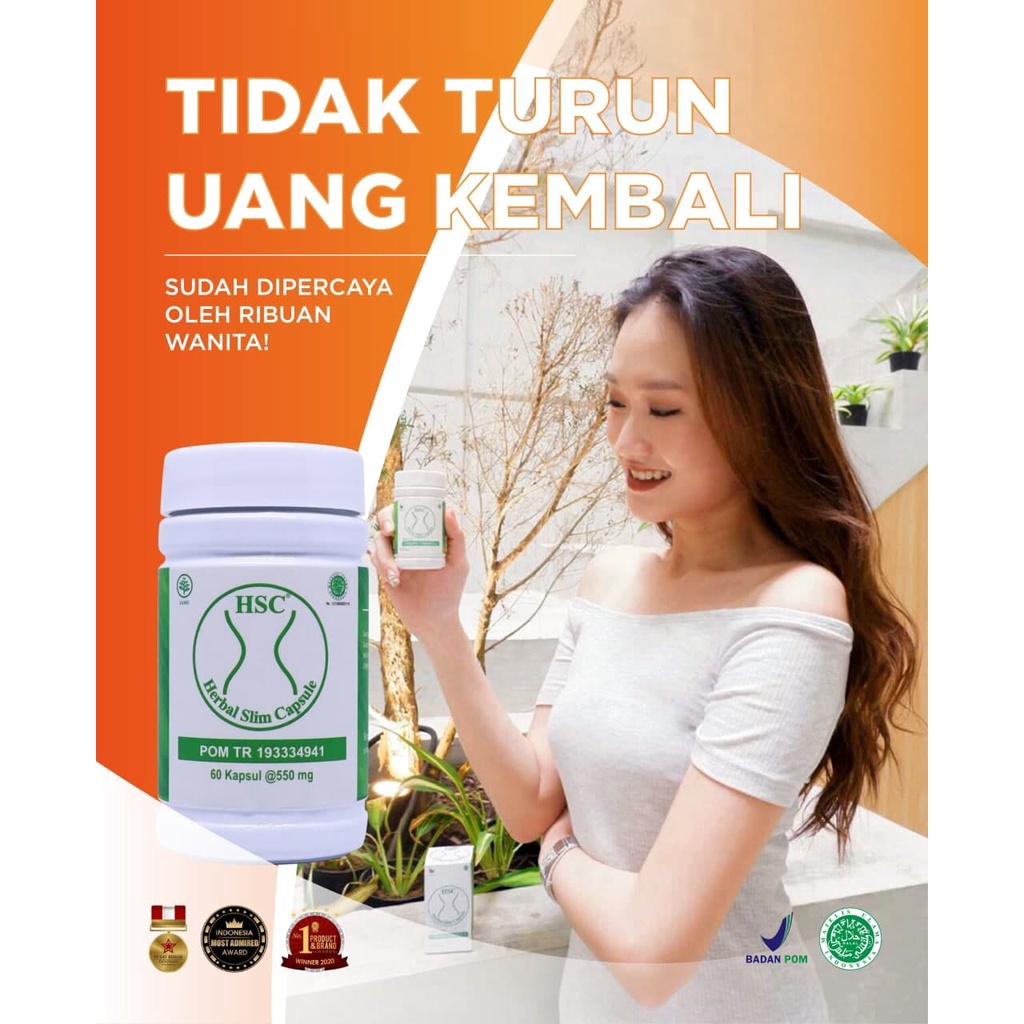 HSC herbal slim capsule HSC pelangsing herbal HSC pelangsing tubuh