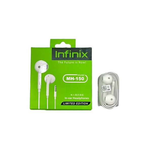 Earphone Handsfree Headset Infinix  MH 150 (New Produk)