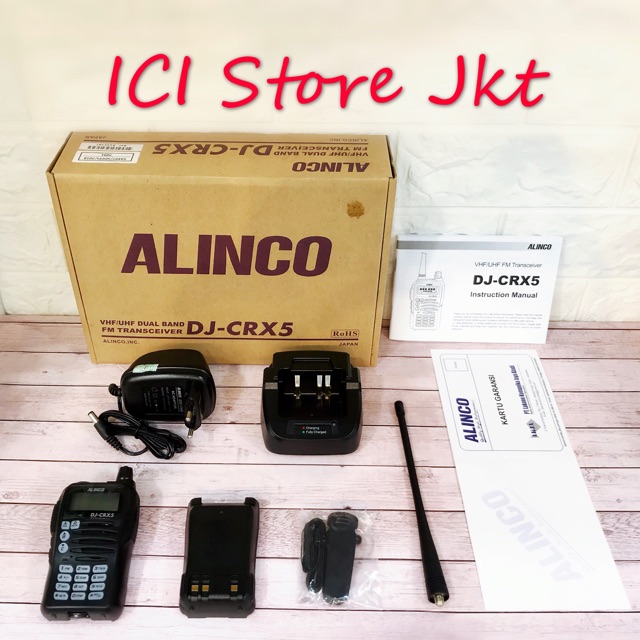 Radio HT Alinco CRX5 / dualband / Original / Garansi Resmi