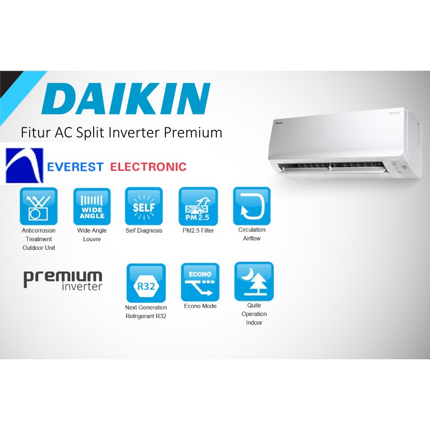 Ac Daikin Premium Inverter Ftkm25sv 1pk Indonesia