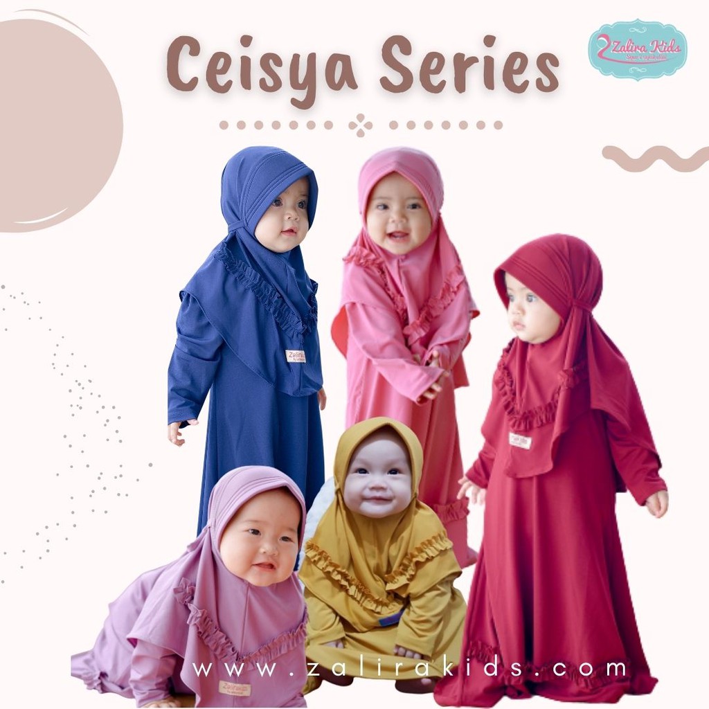 Gamis Newborn / Gamis Ceisya Baby by Zalira Kids / Gamis Aqiqah