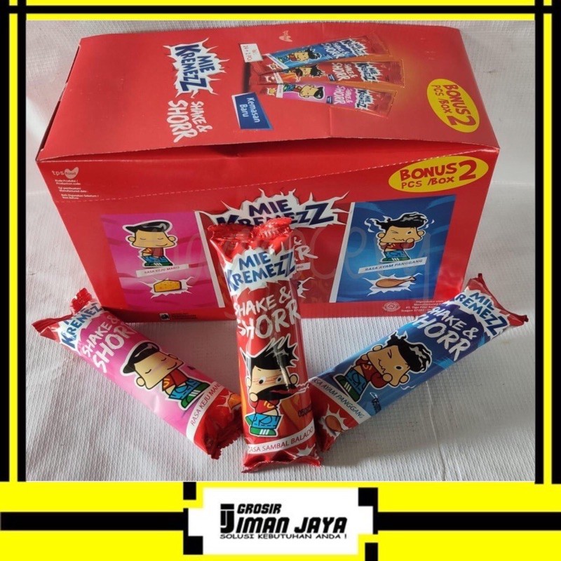 

Mie kremezz Shake & Shorr. Mie Shorr 1 Box (24+2 Pcs)