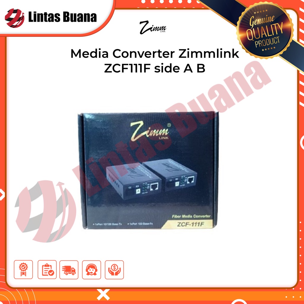 Media converter ZCF 111FR  10/100 Side A B