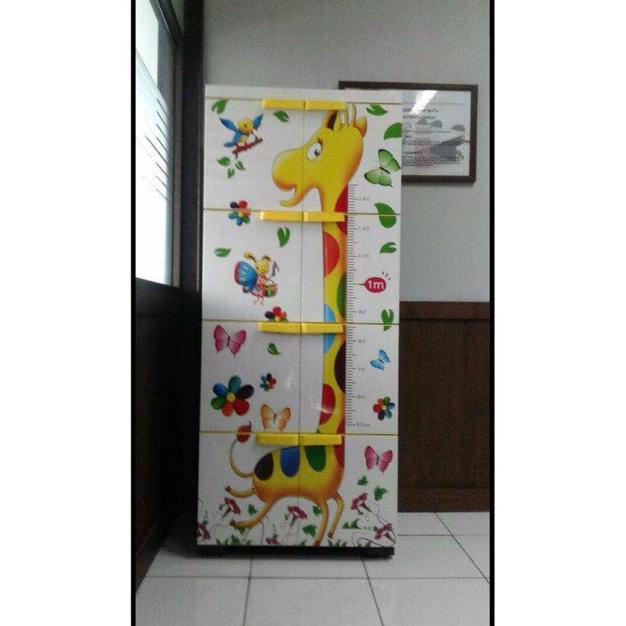 Lemari Plastik Lemari Pakaian Lemari Susun Bubble Star Jerapah Susun 4 ::..