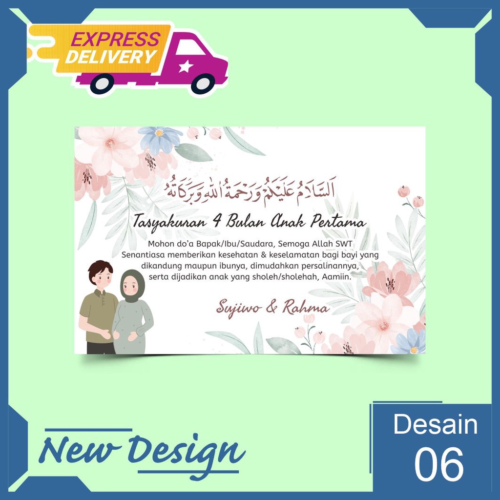 

Label Stiker Sticker Tasyakuran Tasyakur Sykuran Sukuran Kehamilan Hamil 4 Bulan 7 bulan Tempel