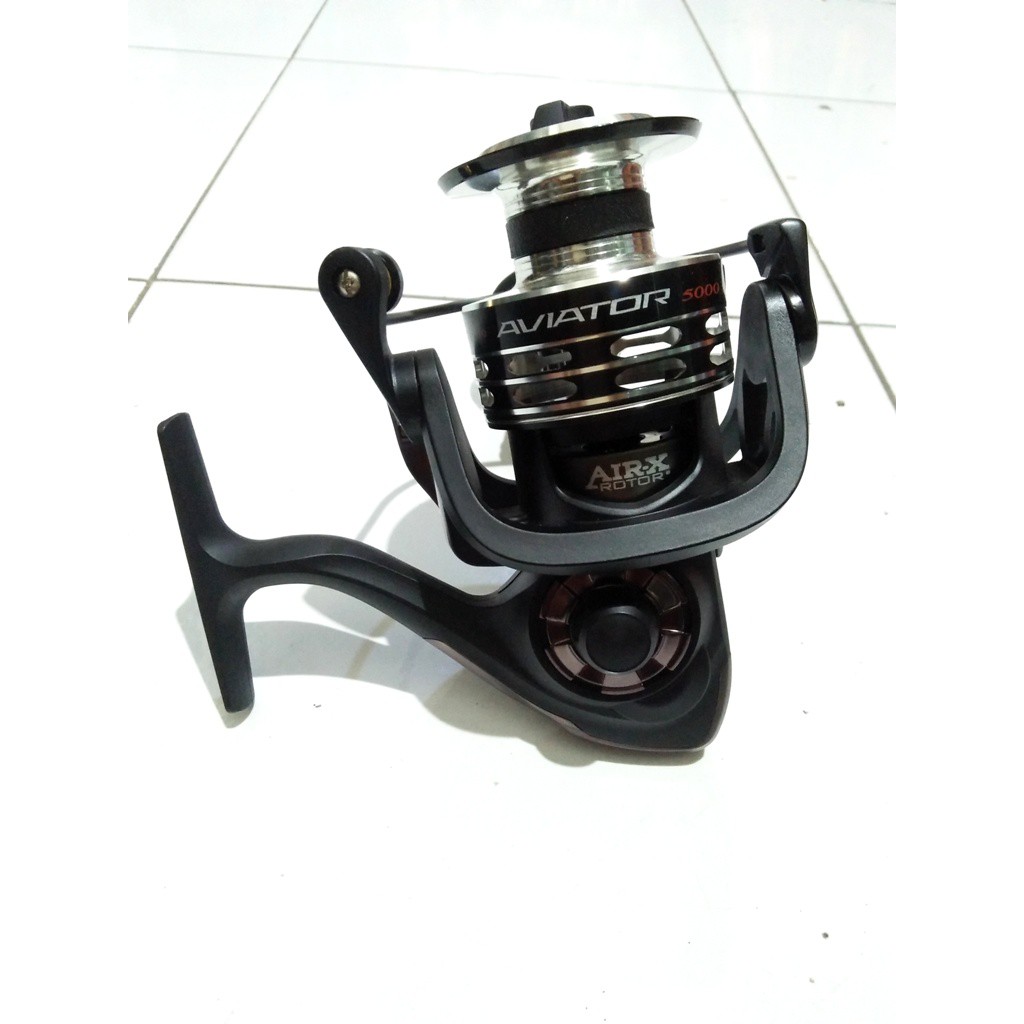 REEL SPINNING ANYFISH AVIATOR 5000 POWER HANDLE RINGAN