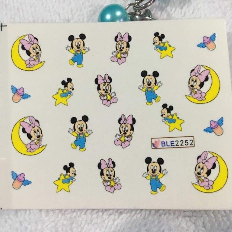 BLE2252 Stiker kuku/Stiker Kutek/Water Decal Sticker