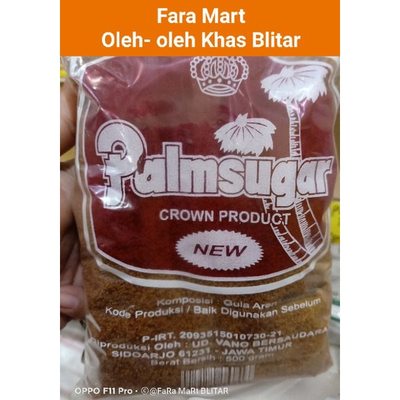 

PALM SUGAR GULA AREN SEMUT 500gr