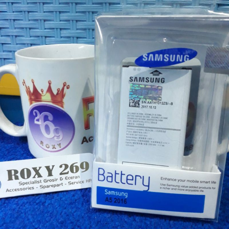 Batre Samsung A510 A5 2016 Original Ori Batterai Battre Baterai Batrei Baterai Battery Batu Baterei