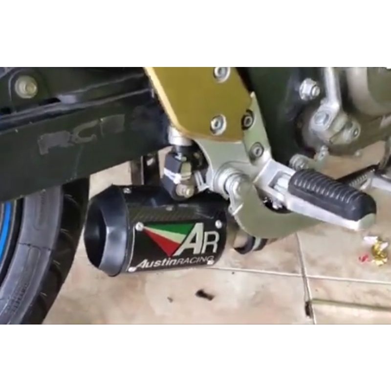 KNALPOT AUSTIN RACING UNDERBELLY R15 V2 V3 CBR150R FACLIFT VIXION GSX R150 MT15 VIXION