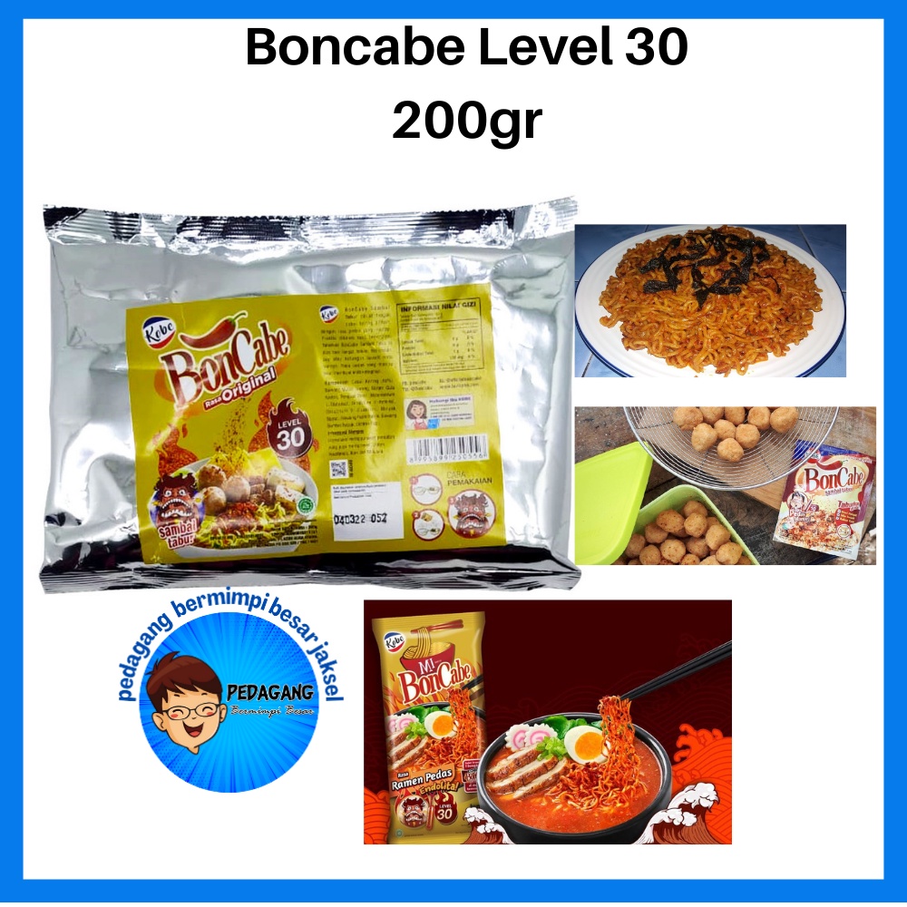 

Boncabe Level 30 200gr | Bon Cabe | Cabe Bubuk | Cabai Bubuk