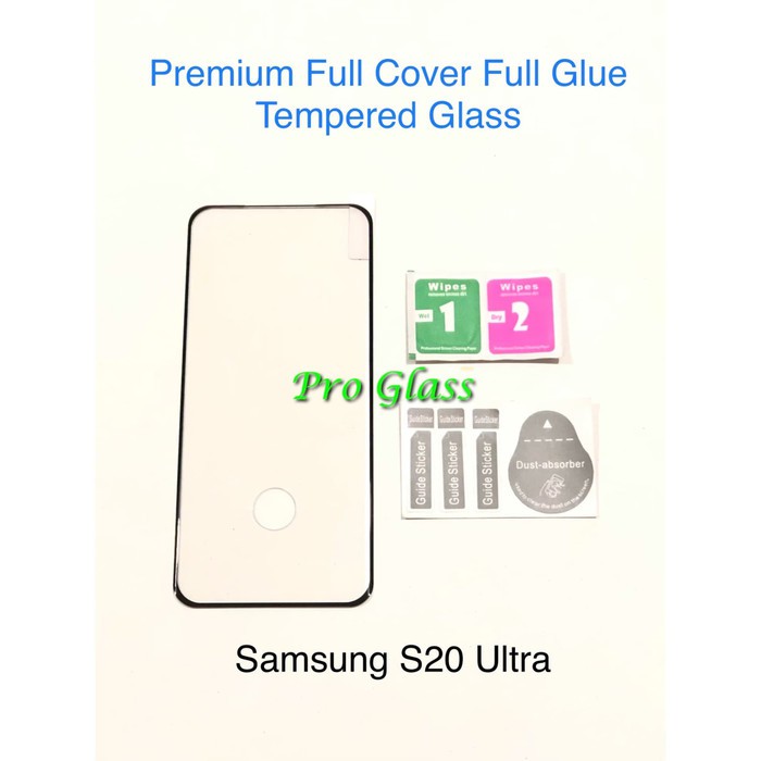 Samsung S20 / S20 PLUS / S20 ULTRA FULL COVER GLUE Magic Glass Premium Tempered Glass