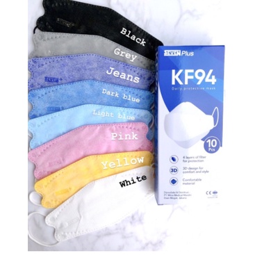 deribo Masker KF94 earloop Seven Plus 4-Ply isi 10pcs