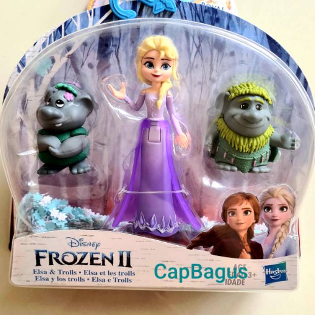 Jual Disney Frozen 2 ELSA AND TROLLS ori hasbro figur karakter frozen ...