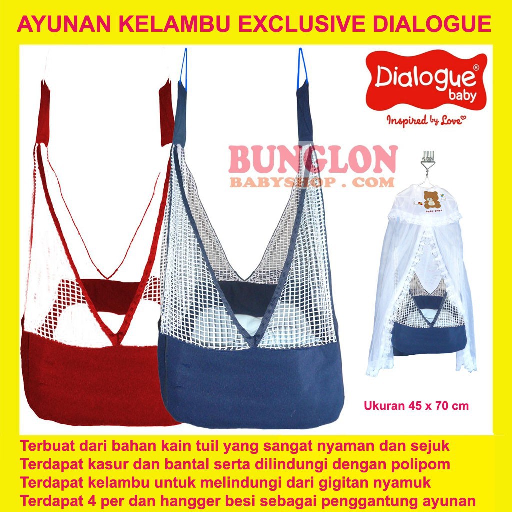 Makassar ! Ayunan Bayi DIALOGUE DLK 0028 Kelambu Ayun + Kasur