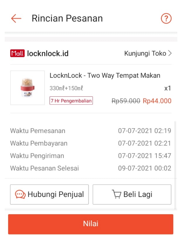 Locknlock - Two Way Tempat Makan