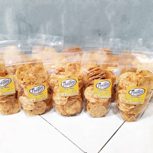 

Snack, Cemilan Opak Bawang