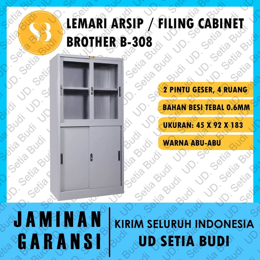 Filing Cabinet Lemari Arsip Besi Brother B-308