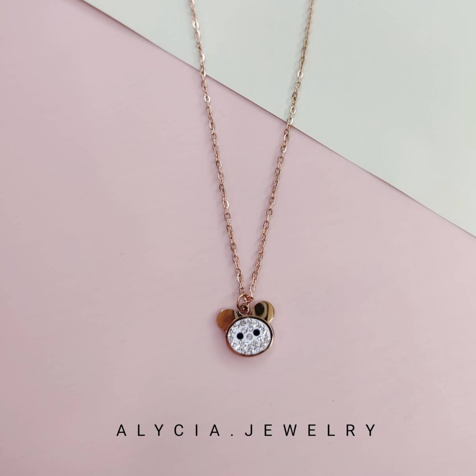 kalung anak bearly original alycia anti karat