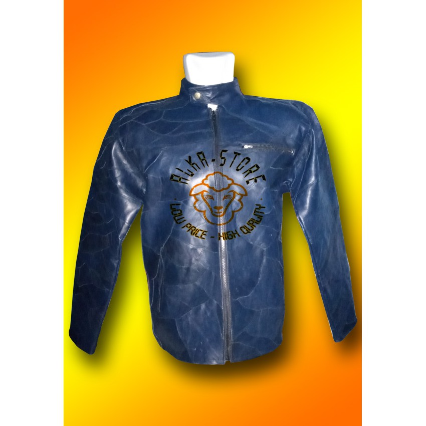 Jaket Kulit Pria , Kulit Domba Sambungan Asli Garut New Style