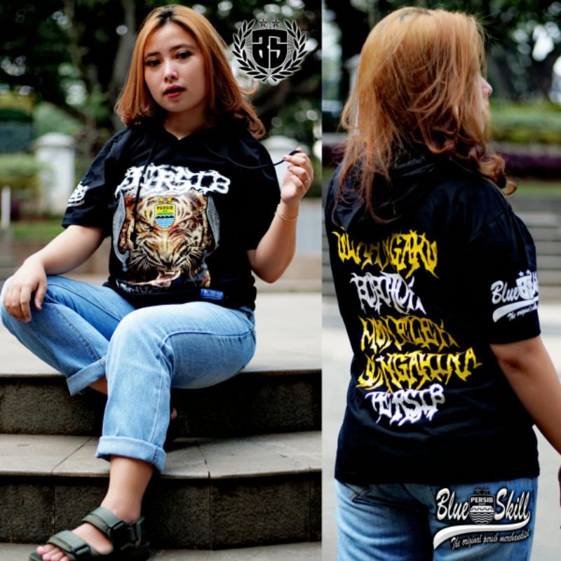 Kaos persib hoodie / kaos persib bandung dewasa / kaos persib maung bandung / atasan dewasa / kaos bobotoh persib pria dan wanita / kaos originalblueskill