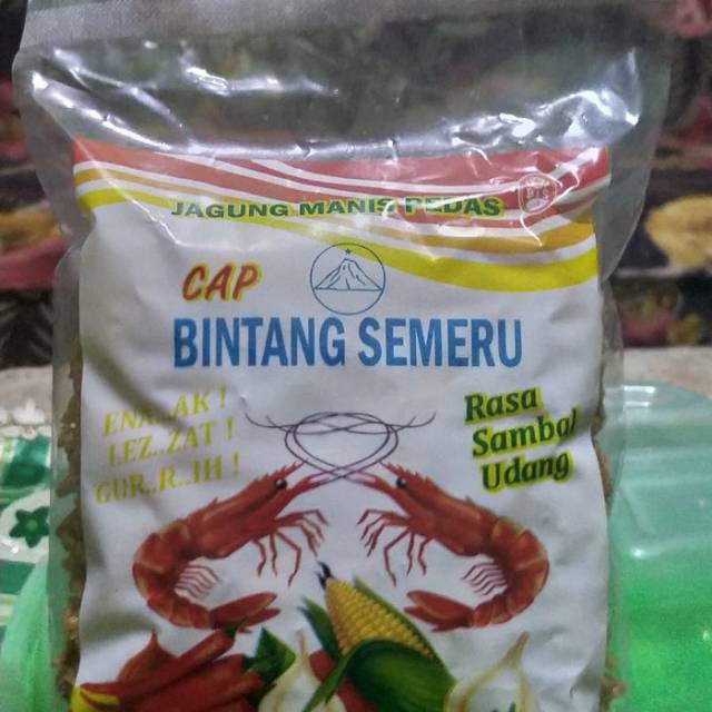 Jagung manis pedas cap bintang semeru