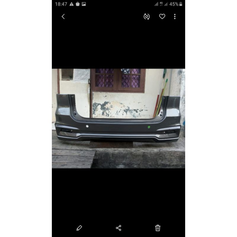 bumper belakang ertiga th 2019