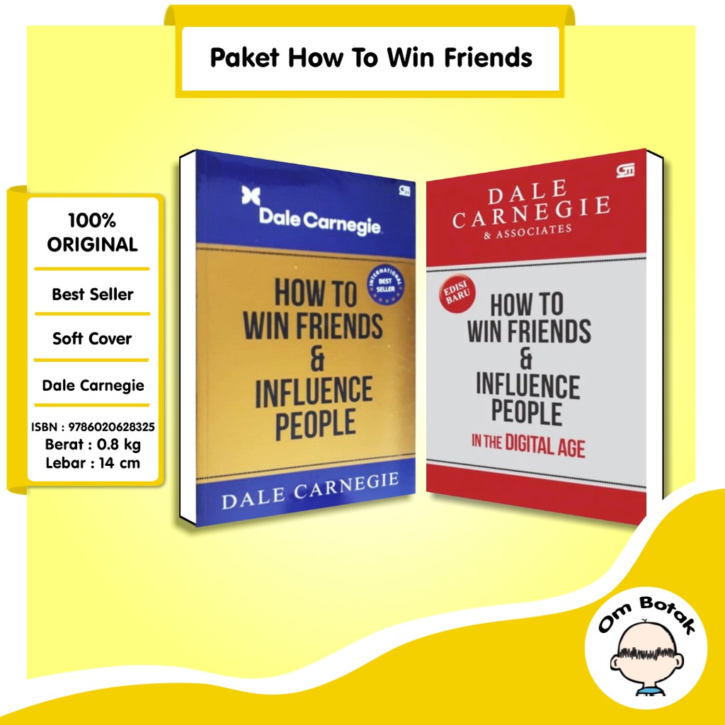 OmBotak Paket Hemat Buku Dale Carnegie: How To Win Friends & Influence people